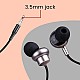 ZEBRONICS Zeb-Addiction Wired Earphone with Mic (Black)