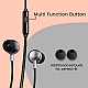 ZEBRONICS Zeb-Addiction Wired Earphone with Mic (Black)