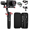 All in 1 3-Axis Gimbal Stabilizer for Compact Camera Action Camera and Smartphone, Compatible