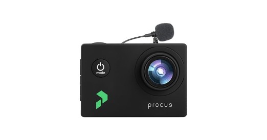 PROCUS Viper 20MP 4K Budget Sports Action Camera | 2.5mm External MIC ...