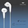 ZEBRONICS Zeb-Calyx Wired in Ear Earphone with Mic (White)-