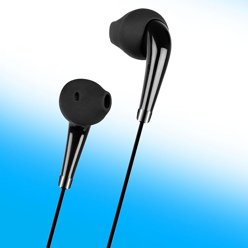 Zebronics Zeb-Calyx Wired in Ear Earphones with Mic (Black)-