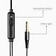 Zebronics Zeb-Calyx Wired in Ear Earphones with Mic (Black)