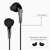 Zebronics Zeb-Calyx Wired in Ear Earphones with Mic (Black)-