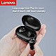 Lenovo HT10 True Wireless Earbuds Earphones Headphones (Bluetooth V5.0) (Black)