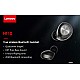 Lenovo HT10 True Wireless Earbuds Earphones Headphones (Bluetooth V5.0) (Black)