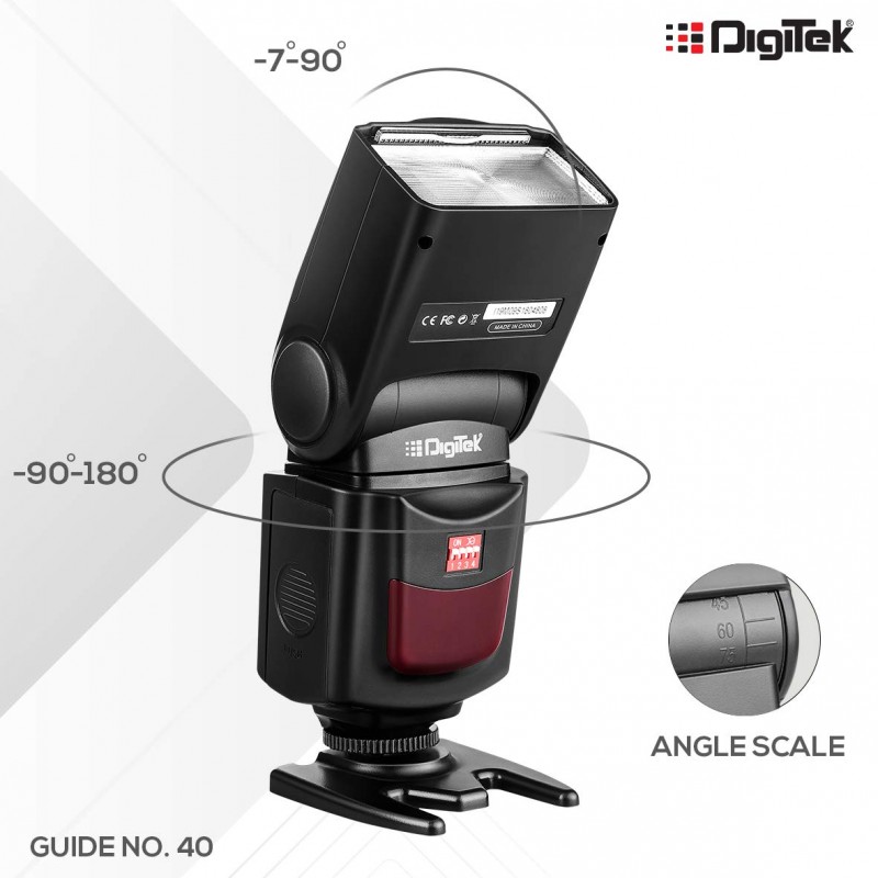 DIGITEK® (DFL-088) Universal Electronic Flash Speedlite for DSLR Cameras (Without Trigger)