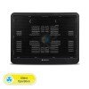 Zebronics Zeb- NC1200 USB Powered Laptop Cooling Pad with 125mm Fan, Pass Through USB Connector and Blue LED Lights Zebronics Zeb- NC1200 USB Powered Laptop Cooling Pad with 125mm Fan, Pass Through USB Connector and Blue LED Lights