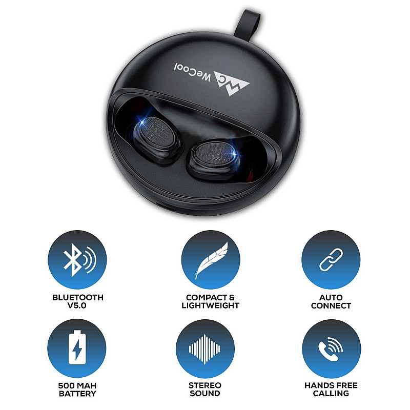 WeCool Moonwalk X2 Innovative Design True Wireless Earbuds for Stereo Music and Bluetooth Earphones