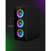 Zebronics Zeb-Sonic PRO Premium Gaming Cabinet Comes with Tempered Glass Front & Side Panel,120mm Rear & Front RGB LED Fan