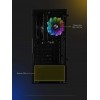 Zebronics Zeb-Sonic PRO Premium Gaming Cabinet Comes with Tempered Glass Front & Side Panel,120mm Rear & Front RGB LED Fan