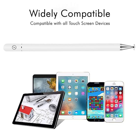 Xmate Stylus Pen for Touchscreen Devices, Fine Point, Capacitive Pen (White) Xmate Stylus Pen for Touchscreen Devices, Fine Point, Capacitive Pen (White)
