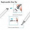 Xmate Stylus Pen for Touchscreen Devices, Fine Point, Capacitive Pen (White)