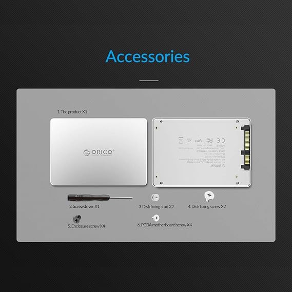 ORICO M.2 NGFF SSD Enclosure MSATA to SATA SSD Convertor for Both MSATA and M.2 B-Key SSD (Silver) Visit the ORICO Store ORICO M.2 NGFF SSD Enclosure MSATA to SATA SSD Convertor for Both MSATA and M.2 B-Key SSD (Silver) Visit the ORICO Store