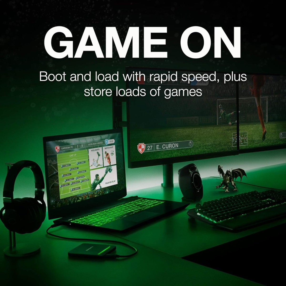 Seagate Barracuda Fast SSD 500GB External Solid State Drive Portable – USB-C