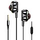 ZEBRONICS Zeb-Magic Wired in Ear Earphone with Mic (Black)