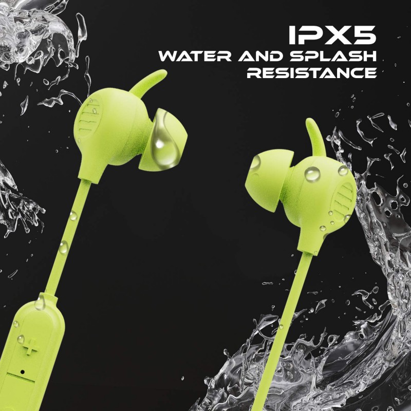 EDICT by Boat EWE01 Wireless Bluetooth in Ear Earphone with Mic (Lime)