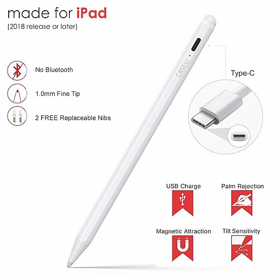 CASE U Stylus Pen for iPad with Plam Rejection & Tilt Sensor