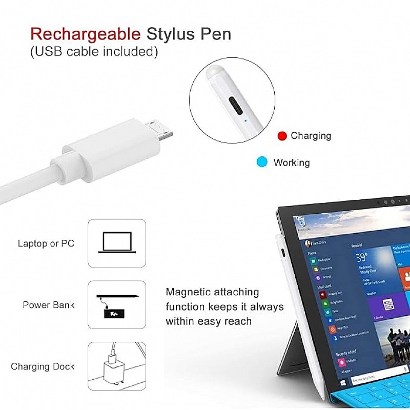 CASE U Stylus Pen for iPad with Plam Rejection & Tilt Sensor