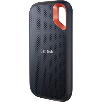 SanDisk 500GB Extreme Portable SSD 1050MB/s R, 1000MB/s W,Upto 2 meter drop protection with IP55 water