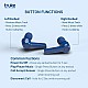 truke Fit Buds Bluetooth Truly Wireless in Ear Earbuds with Mic (TWS)-Blue