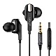 PTron Boom Lite Wired in Ear Earphones with Mic (Black)