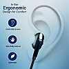 PTron Boom Lite Wired in Ear Earphones with Mic (Black)