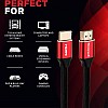 Honeywell HDMI Cable 2.1 with Ethernet, 8k@60Hz, 4k@120Hz UHD Resolution, 2 Mtr(6.6ft)