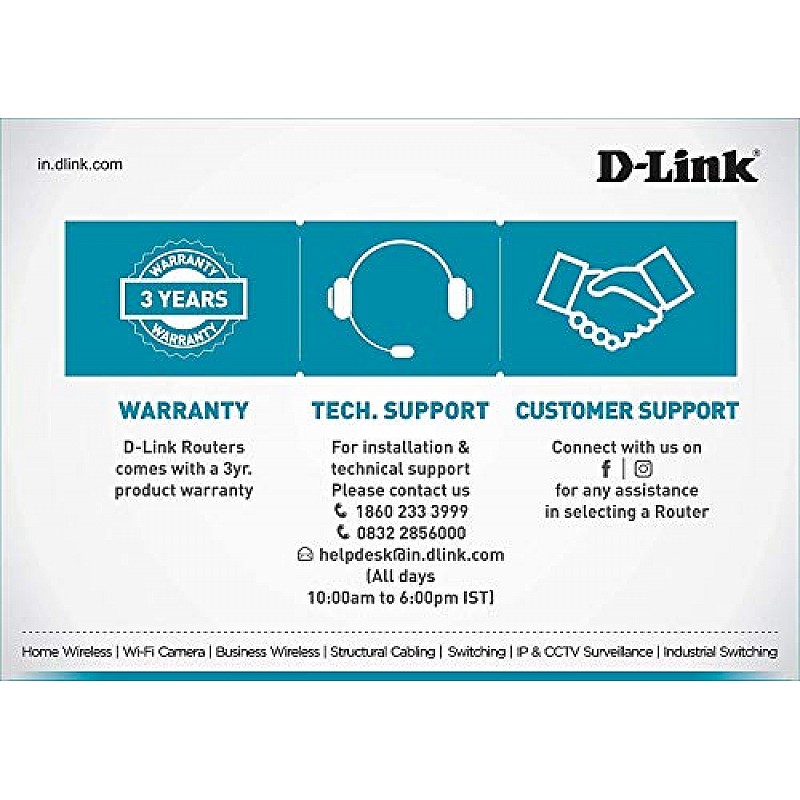 D-Link DIR-2680 WiFi Router Dual Band Wireless Internet Network for Home, MU-MIMO, Smart Security & Parental Control, Powered by Intel-