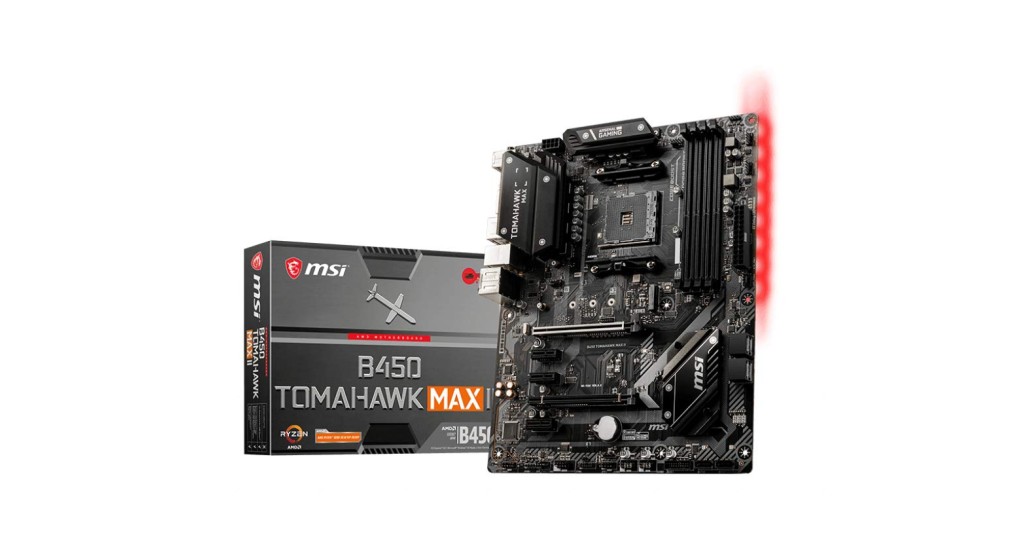MSI B450 Tomahawk MAX II ATX Gaming Motherboard Socket AM4 DDR4