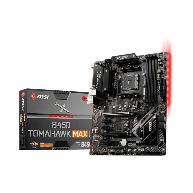 MSI B450 Tomahawk MAX II ATX Gaming Motherboard Socket AM4 - DDR4