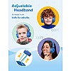 iClever Kids Headphones with Mic, Wired On Ear Headphones for Kids - Blue