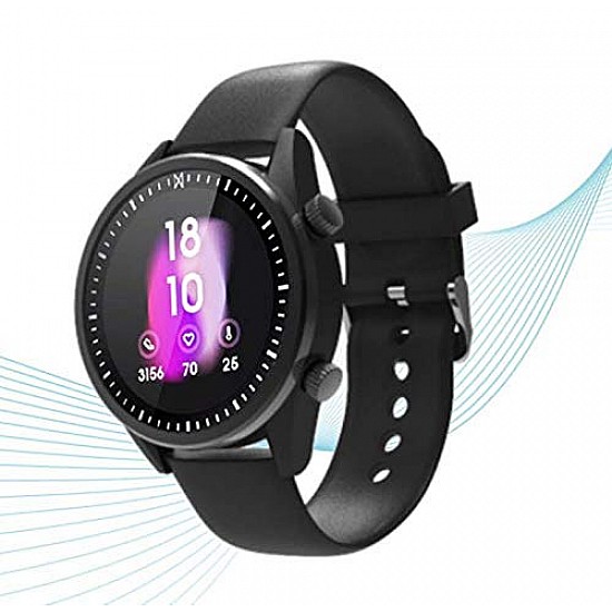 WatchOut Wearables Presents Mad Gaze : World's First Gesture Controlled & 4G IoT Enabled Silicone Smartwatch (Black)