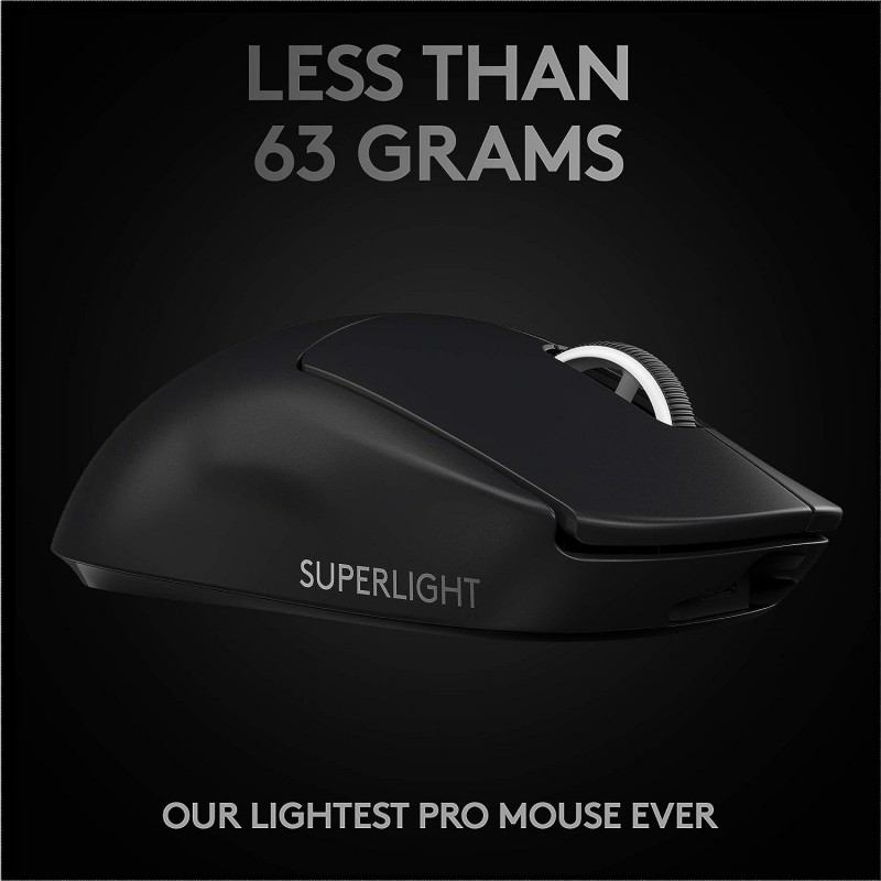 Logitech G PRO X Superlight Wireless USB Gaming Mouse -Black