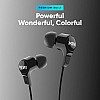 Mivi Collar 2B Bluetooth Wireless in Ear Earphones, 24 Hours Playtime, IPX7 Water Proof, Booming Bass, Magnetic Buds, Bluetooth 5.0 with mic (Black)