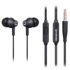 Modernista DopePlugs High Bass in Ear Wired Earphones with Mic, Black