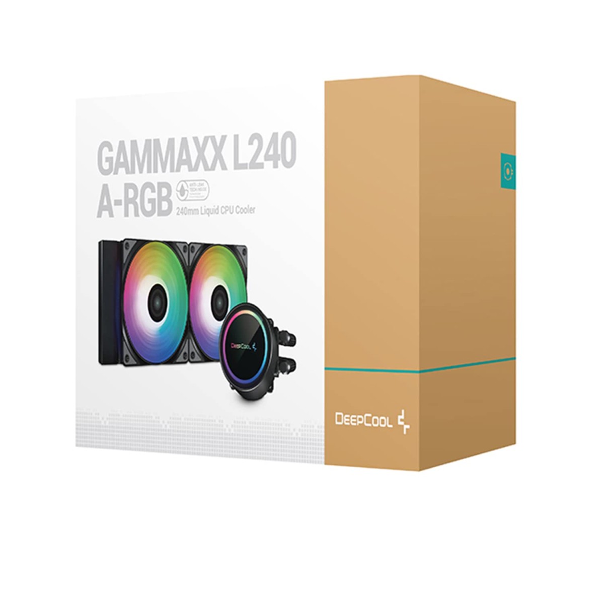 DEEPCOOL GAMMAXX L240 ARGB 240mm AIO Liquid CPU Cooler