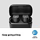 Sennheiser CX True Wireless in Ear Earbuds - Headphone -Black