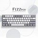 Redragon K617 Fizz 60% Wired RGB Gaming Keyboard, 61 Keys Compact Mechanical Keyboard w/White and Grey Color Keycaps