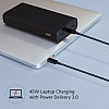 MI Power Bank Hypersonic 20000mAh 50W Lithium Polymer Supports Laptop Charging 50W Mobile Charging - (Black)