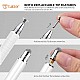 Tukzer 2-in-1 Capacitive Stylus Pen V2.0, Precise Stylus (White)