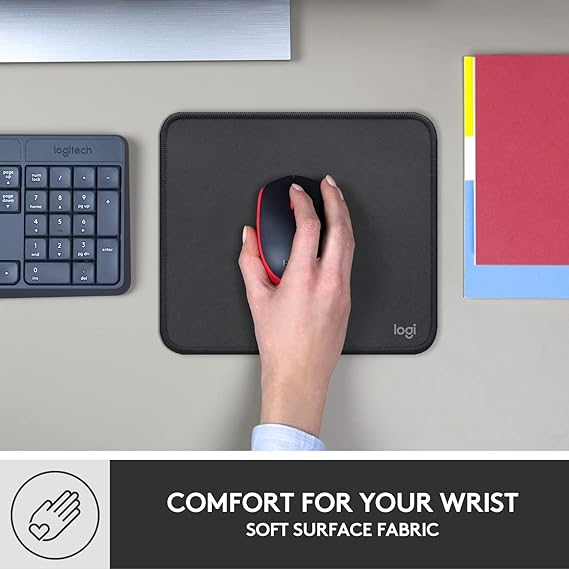 Logitech Mouse Pad - Studio Series, Computer Mouse Mat with Anti-Slip Rubber Base Logitech Mouse Pad - Studio Series, Computer Mouse Mat with Anti-Slip Rubber Base