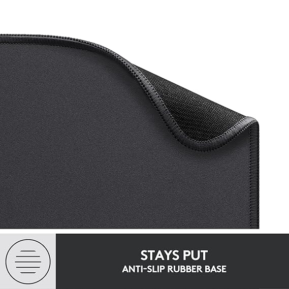 Logitech Mouse Pad - Studio Series, Computer Mouse Mat with Anti-Slip Rubber Base Logitech Mouse Pad - Studio Series, Computer Mouse Mat with Anti-Slip Rubber Base