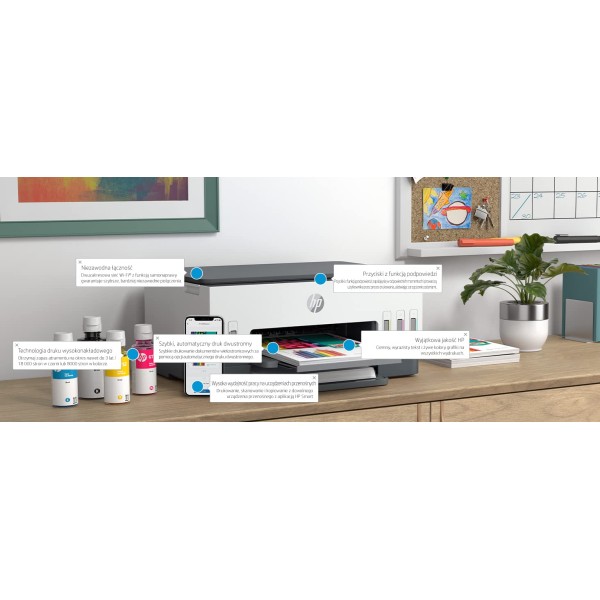 HP Smart Tank 670 All-in-One Printer, Wireless, Print, Copy, Scan,6UU48A,GRAY HP Smart Tank 670 All-in-One Printer, Wireless, Print, Copy, Scan,6UU48A,GRAY