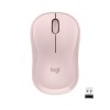 Logitech M221 Wireless Mouse, Silent Buttons, 2.4 GHz - Rose