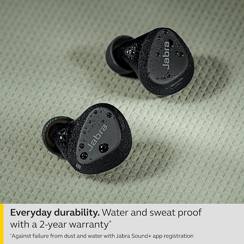 Jabra Elite 4 Active in-Ear Bluetooth Earbuds - Black