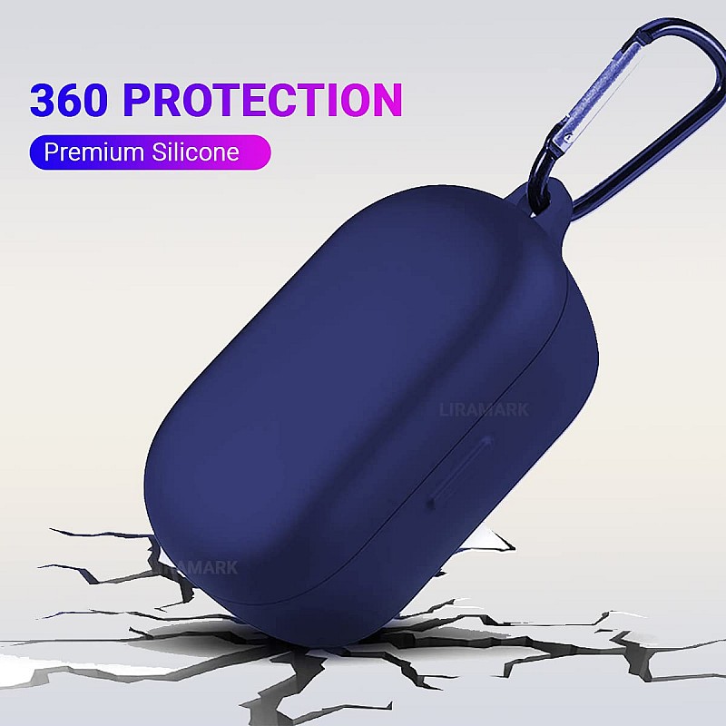 LIRAMARK Shockproof Protective Silicone 360° Cover Case -  (Midnight Blue)