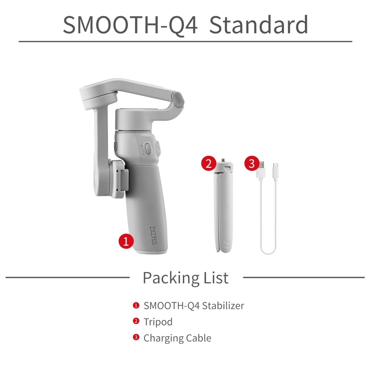 zhi yun Smooth Q4 3-Axis Gimbal Stabilizer for Smartphone