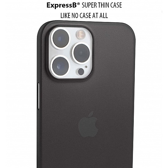 ExpressB® Polypropylene Back Cover for iPhone 14 Pro Max (Black)