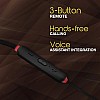 Infinity - JBL Glide 120, in Ear Wireless Earphones with Mic, Deep Bass, Dual Equalizer (Black & Red)